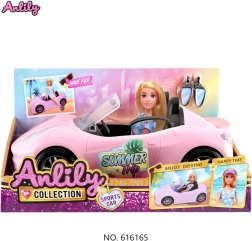 Nukk Marta autoga ja tarvikutega