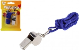 Metallist vilistiga sinise nööriga