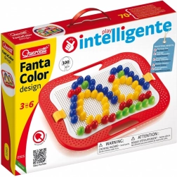 Mosaiik QUERCETTI Fanta Color Design – loominguline naelaplaadi komplekt lastele