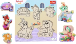 Wooden Puzzle Bobaski i Miś – 5 Pieces