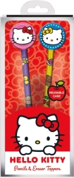 Hello Kitty pliiatsite komplekt kustukummiga
