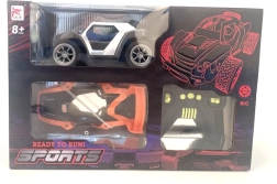 RC car with 27 MHz remote control for kids