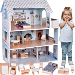 Puidust nuku­maja 3 korruse ja mööbliga