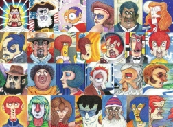 Ravensburgeri pusle: tähestik nägudes, 500 tükki