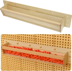 Puidust hoiukast läbipaistva seinaga 80 cm Masterkidz STEM teadus- ja loovtahvlile
