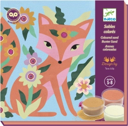 Creative Set Night Animals – Glow-in-the-Dark Sands DJECO