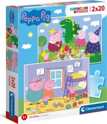 Puzzle Peppa Pig - Clementoni 2x20 Pieces