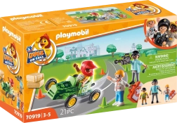Playmobil Duck On Call Päästeoperatsioon Abi võidusõitjale