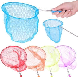 Kids’ telescopic net for butterflies, insects, and small fish