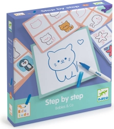 DJECO Joonistamine samm-sammult – loomapojad