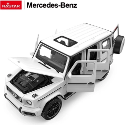 Metallmudel 1:32 MERCEDES‑BENZ AMG G63 heliga valge Rastar