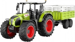 RC traktor CLAAS Arion 660 kallutava haagisega 1:24