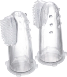 Silikoonist sõrmehambaharjake imikutele karbis CANPOL BABIES