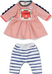 BABY born kleidike jõehobuga nukkudele 36 cm