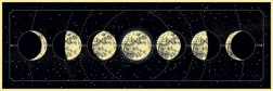 Panoramic Puzzle Galaxy Moon Phases 1000 Pieces