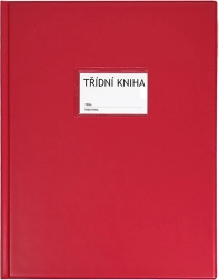 A4 klassipäeviku kaaned aknaga – punased Classic