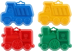 Plastvormid liivale bábovky 13 cm, 4 värvi