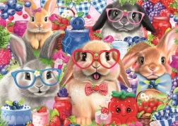 RAVENSBURGER puzzle Jänkukesed ja metsamarjad 35 tükki