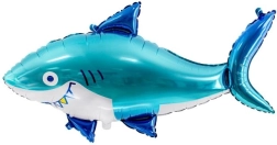 Foil Balloon Shark 92 × 48 cm