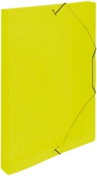Folder with Elastic Band for A4 Documents Yellow