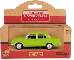 PRL auto mudel Fiat 125p roheline