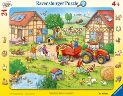 Ravensburger My Little Farm Children's Framed Puzzle, 24 Pieces