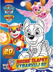 Koomiksivärviraamat Paw Patrol Vägevad Käpad