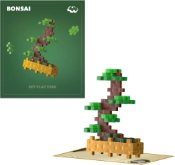 Plus-Plus lilled roheline bonsai klotsikomplekt