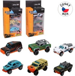 Metallist mänguautod 1:64 – komplekt 3 tk, 2 varianti