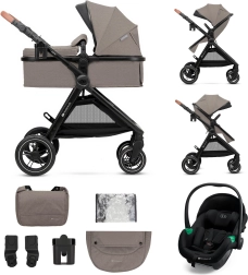 Kinderkraft kombineeritud lapsevanker 3in1 Esme Pro Sand Beige