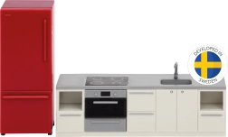 Lundby basic nukukodu köögikomplekt külmikuga