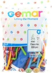 Gemari modelleerimispallid pumbaga - 100 tk