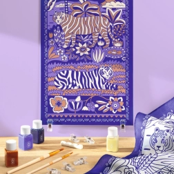 Siidile maalimine Atelier 10 DJECO-lt