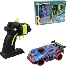 RC racing car 2.4 GHz 1:32 with LED, 13 cm