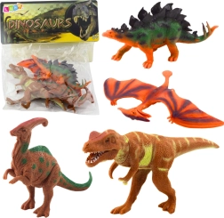 Dinosauruste figuuride komplekt T‑Rex, Pteranodon, Stegosaurus ja Parasaurolophus – 4 tk