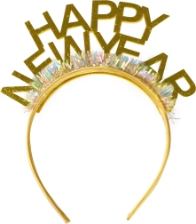 Kuldne peavõru Happy New Year