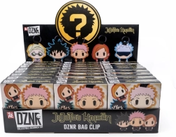 JUJUTSU KAISEN võtmehoidja klambriga – kollektsioneeritav 5 tegelase komplekt (display 24 tk)