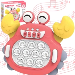 Elektrooniline antistressimäng Pop It krabi punane