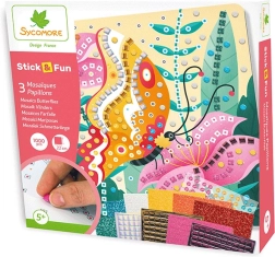 Stick & Fun mosaic butterflies for kids