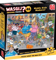 Puzzle JUMBO WASGIJ 46 Kesk­tänava hullus 1000 tükki