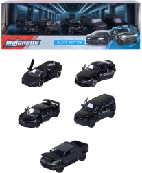 Metallist mudelautode kinkekomplekt Black Edition 1:64 (5 tk)