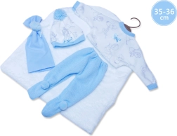 Llorens vastsündinu nuku rõivastus 35–36 cm, 3-osaline komplekt teki ja nunnutamisrätikuga