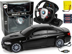 Kaugjuhitav võidusõiduauto BMW M3, must