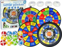 Laste noolemängu komplekt sihtmärkide (36 cm) ja takjapallidega