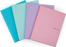 Pastelini A5 rõngasmärkmik plastkaanega