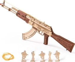 Robotime 3D Wooden Mechanical Puzzle AK-47 Assault Rifle