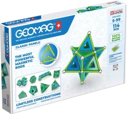 Magnetiline ehituskomplekt Classic Panels Recycled 114 tk GEOMAG