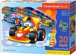 Maxi pusle 20 tükiga Racing Action – Racing
