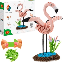 Alexanderi loominguline origami 3D komplekt flamingo