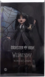 koguja nukk Wednesday Addams MONSTER HIGH Nevermore’i vormis